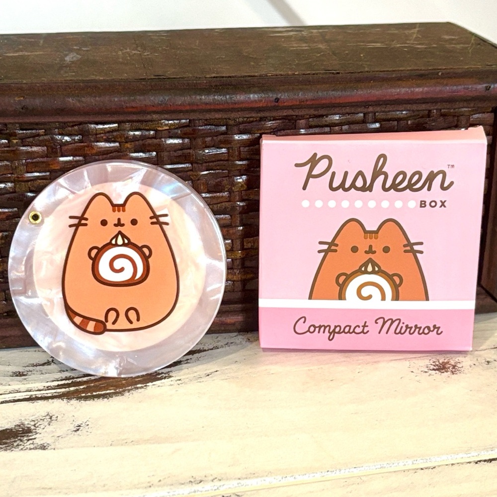 NIB Pusheen Sweet Treats Compact Mirror Exclusive From Summer 2025 Box